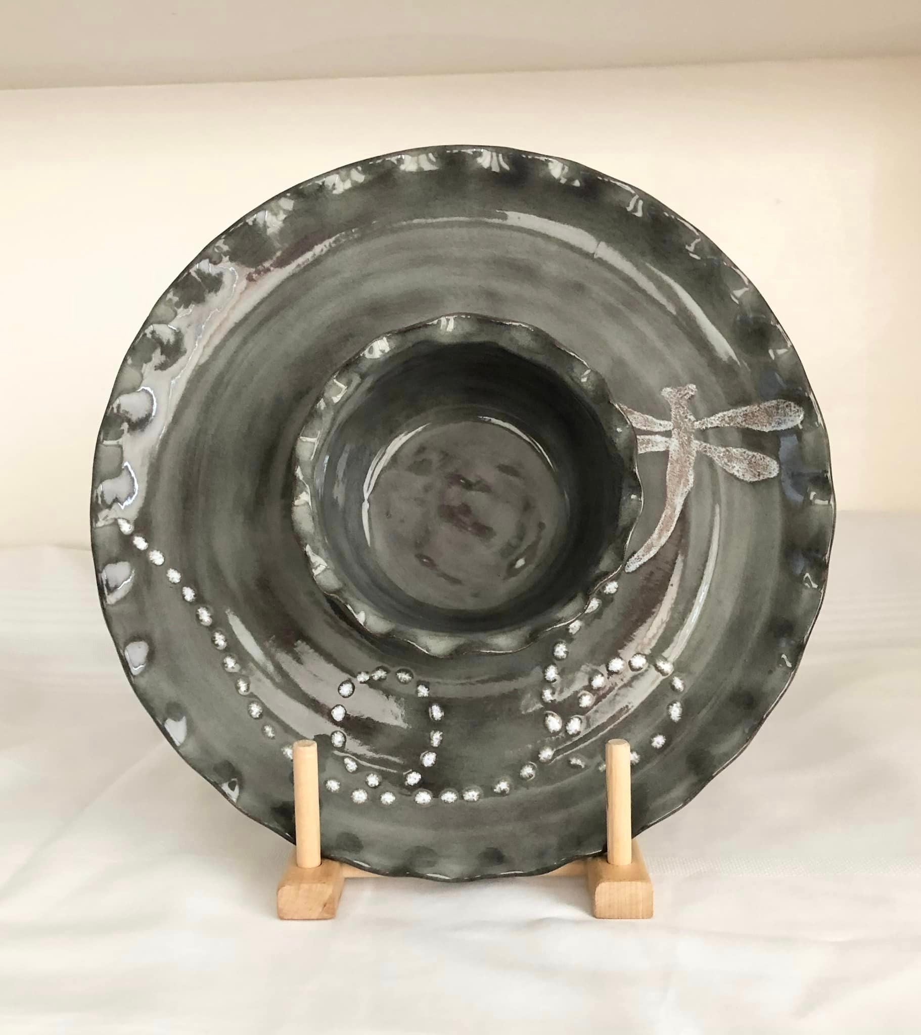 Small Dip Plate By Clayworks & Candles