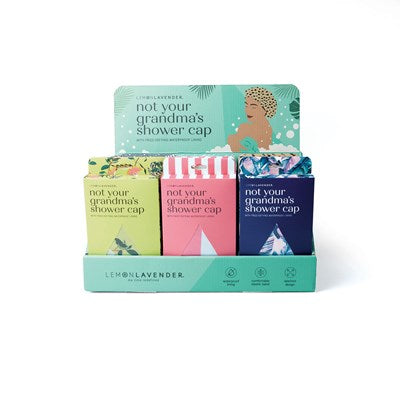 Lemon Lavender Shower Cap