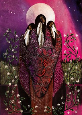 Mother and Daughters Framed Art