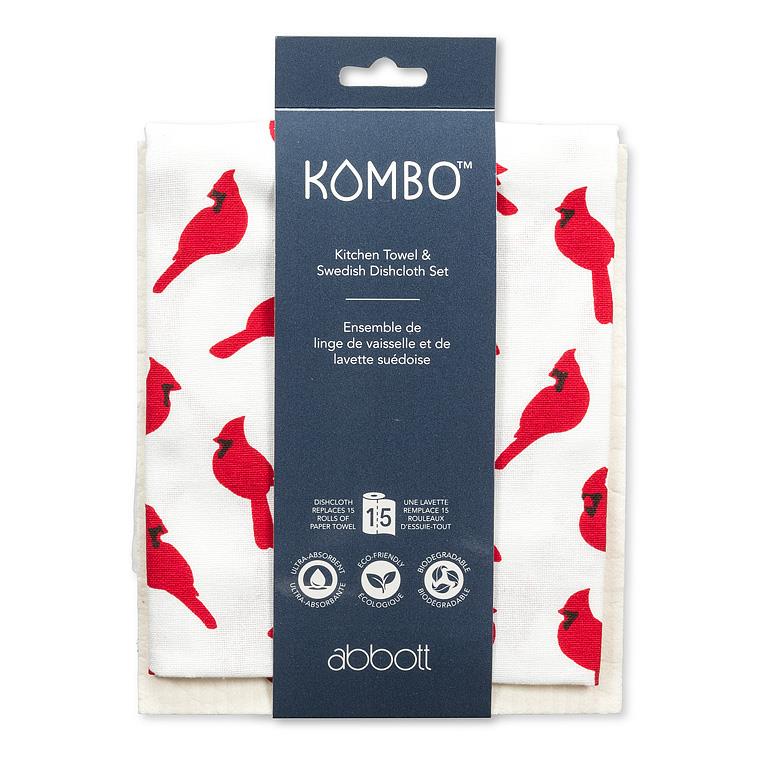 Cardinals  Dishcloth & Kitchen Towel Set