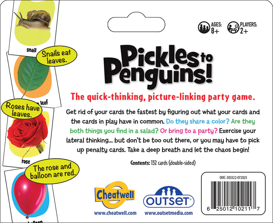 Pickles to Penguins Travel Card Game