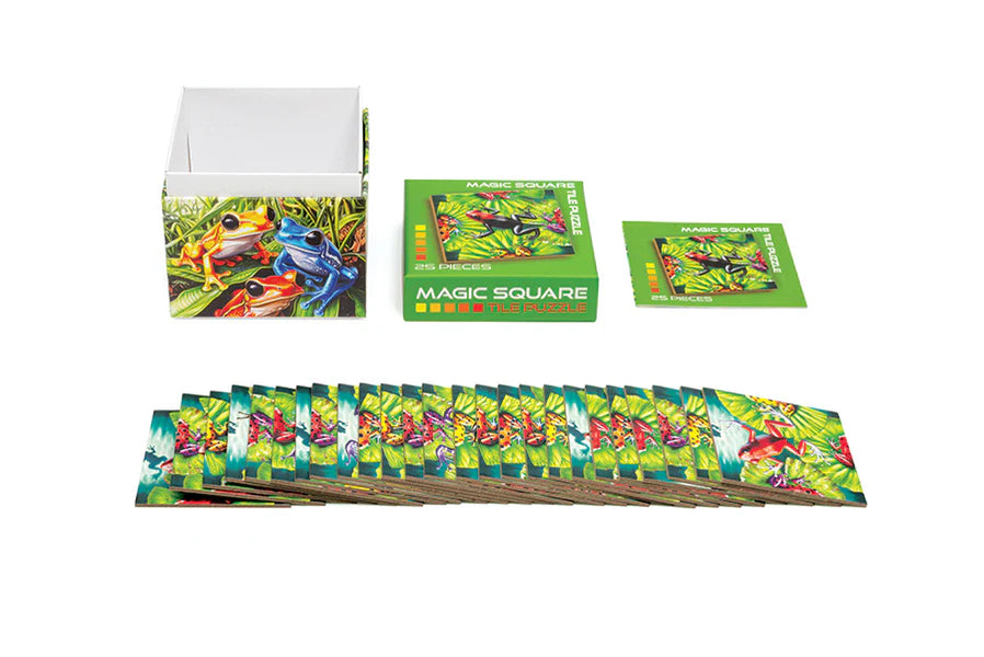 Magic Square 25 Piece Puzzle - Frogs