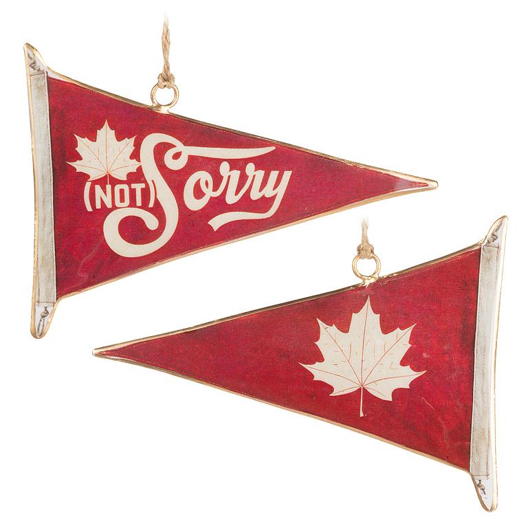 I'm (Not) Sorry Pennant Ornament