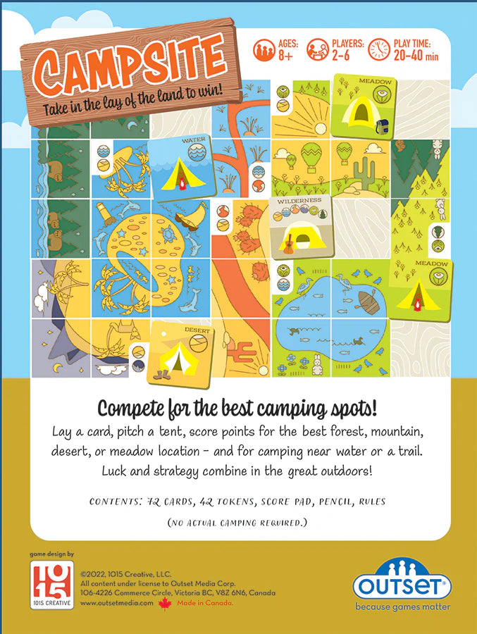Campsite Game-Take in the Lay of the Land