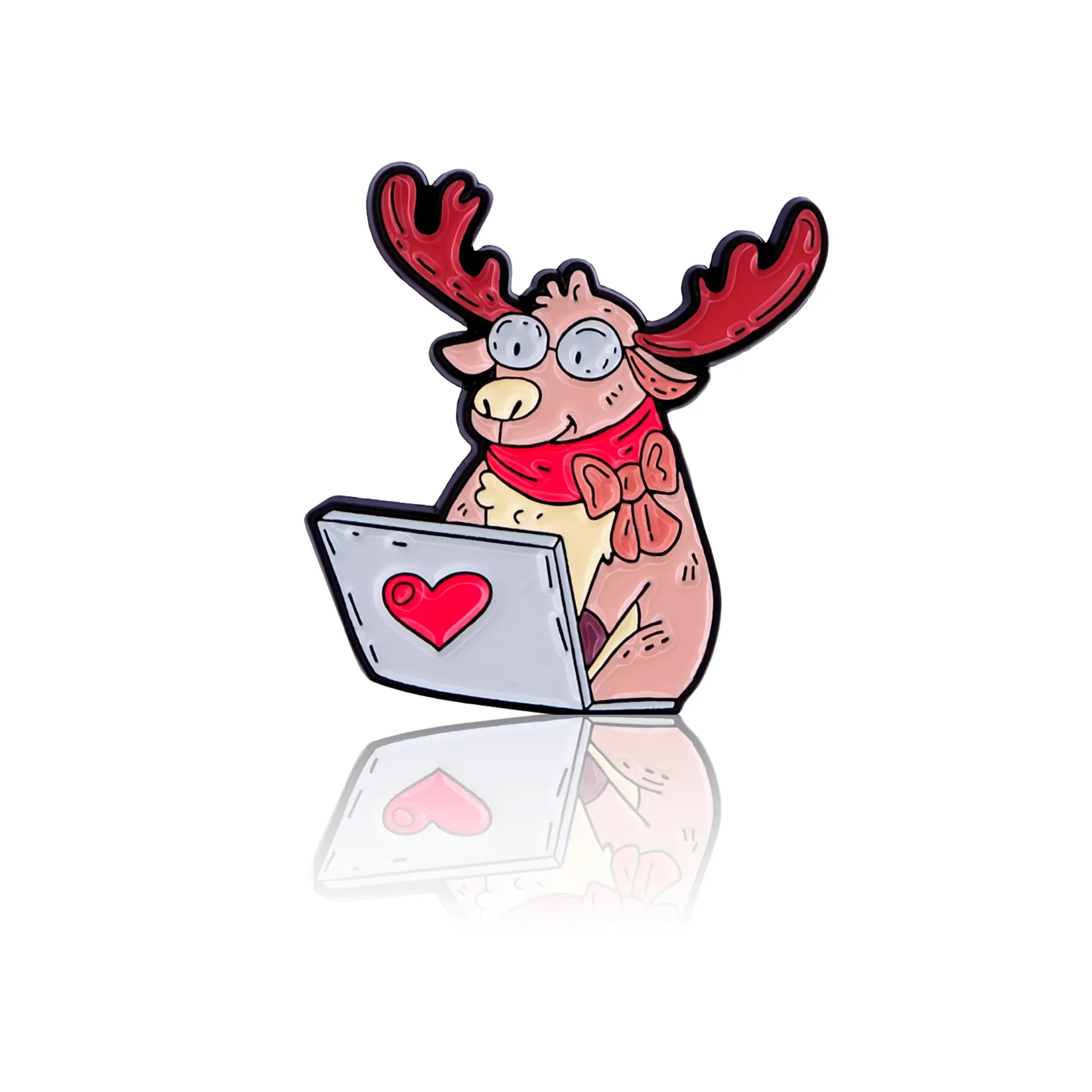 PinBox Enamel Pin: The Moose Collection