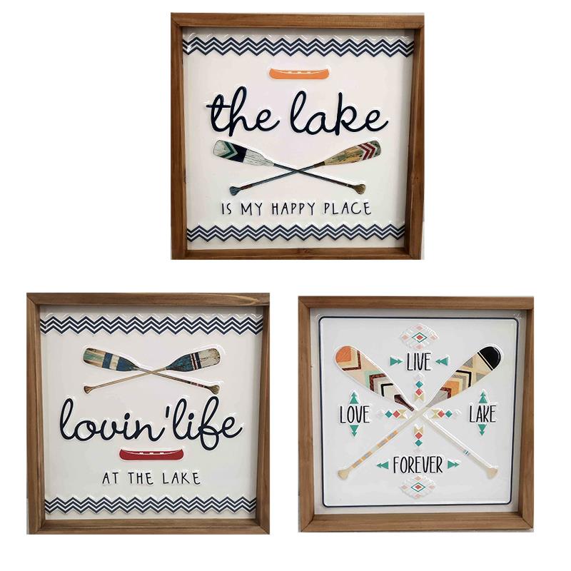 Assorted Lake Signs