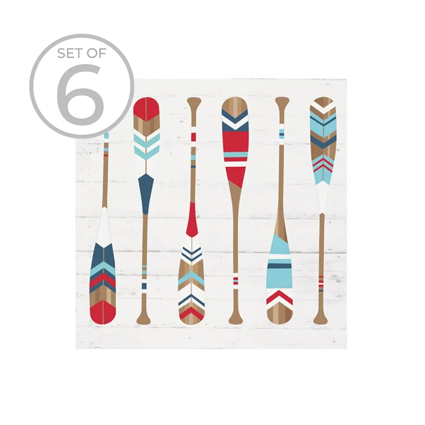 Paddle Coaster (Set of 6)