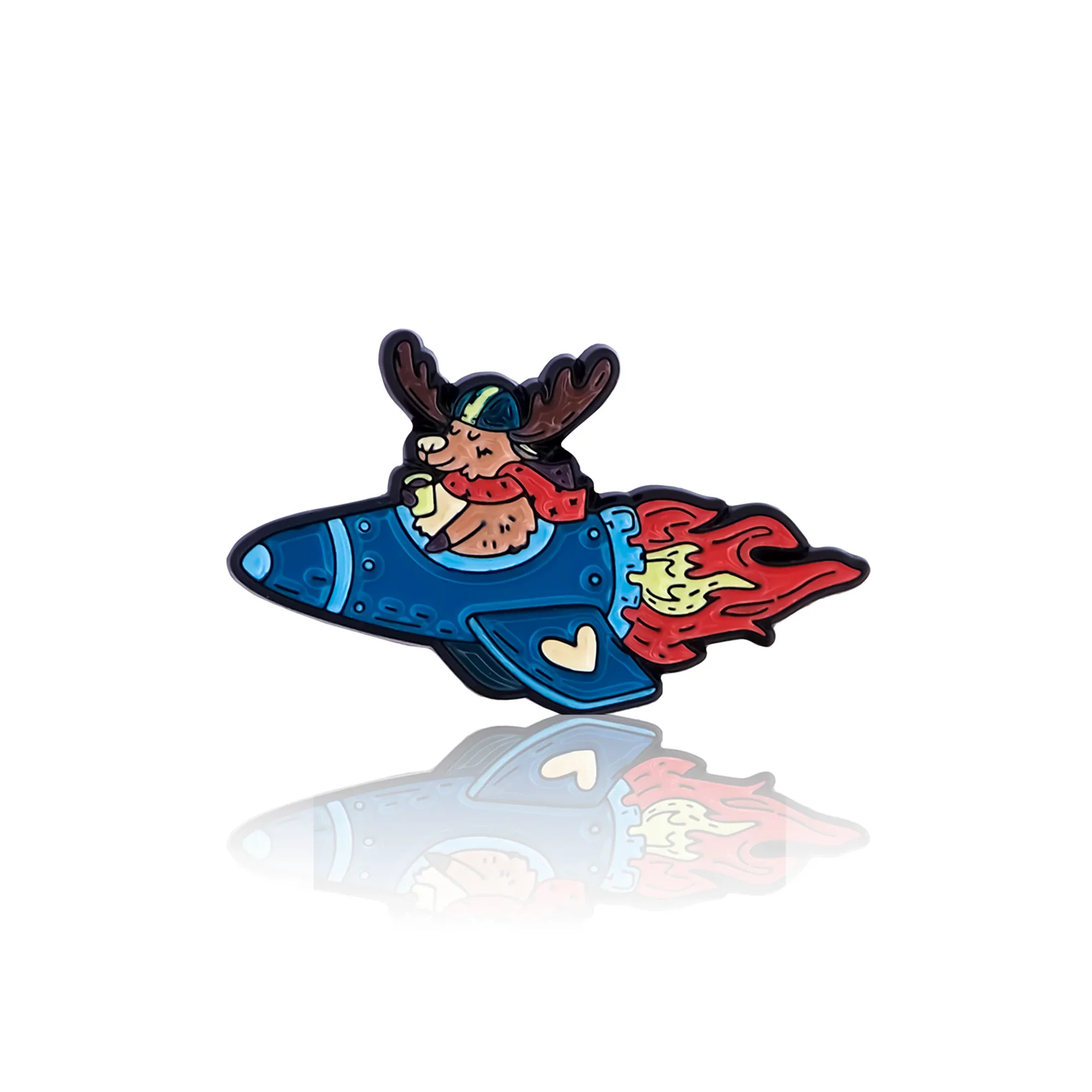 PinBox Enamel Pin: The Moose Collection