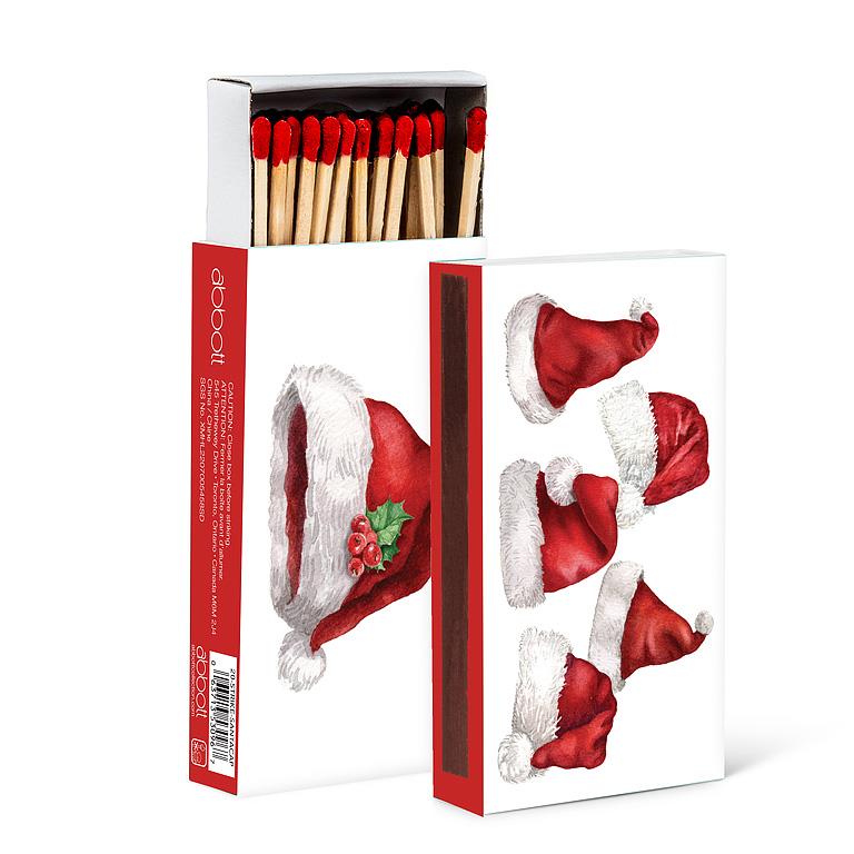 Santa Hats Print-Box of 45 Matches