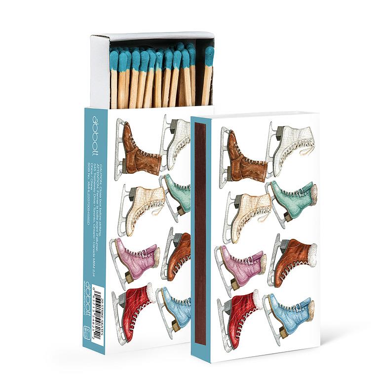 Vintage Skates-Box of 45 Matches