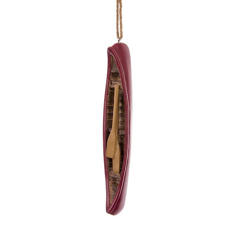 Canoe with Paddle Tree Ornament