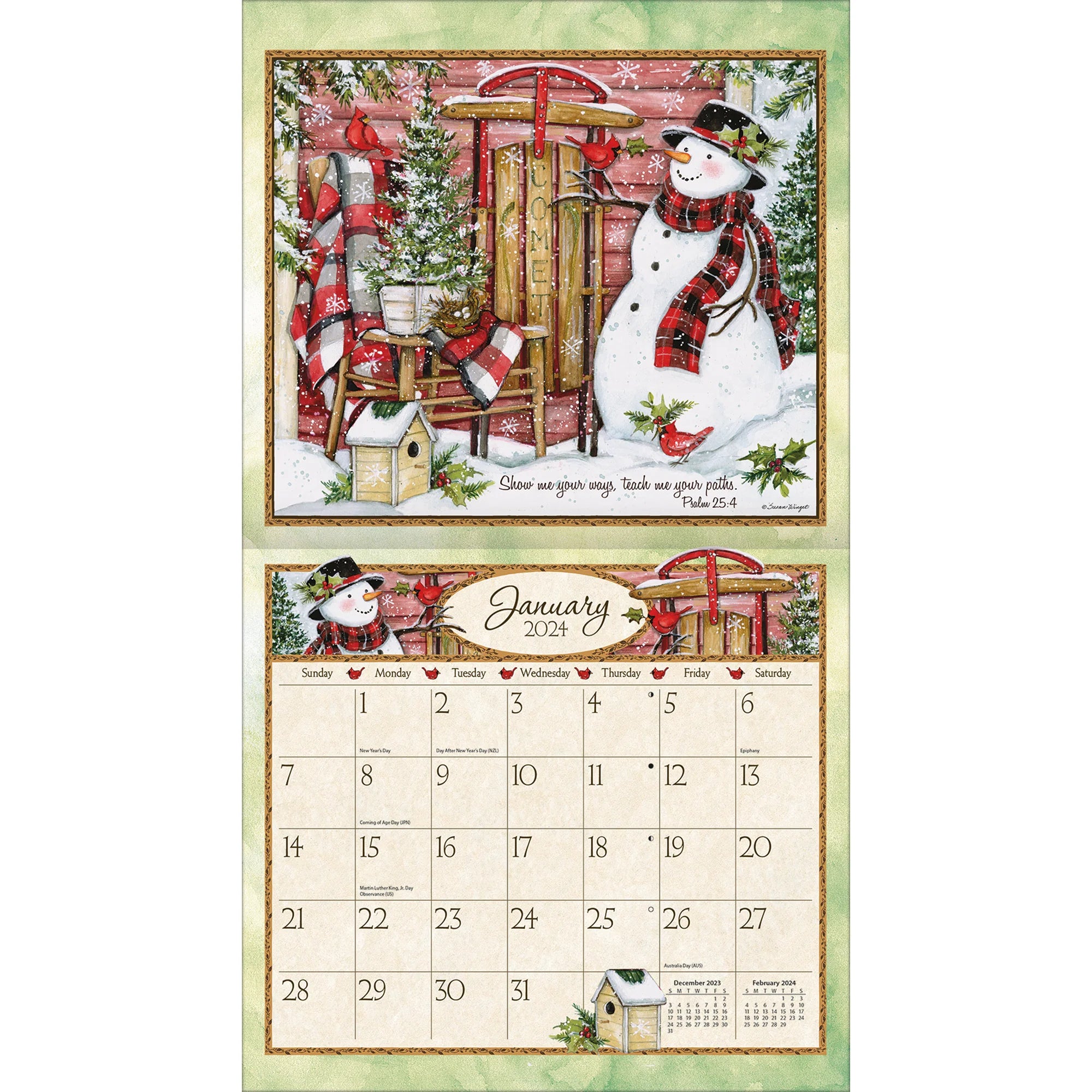 Lang Calendar: Bountiful Blessings 2025