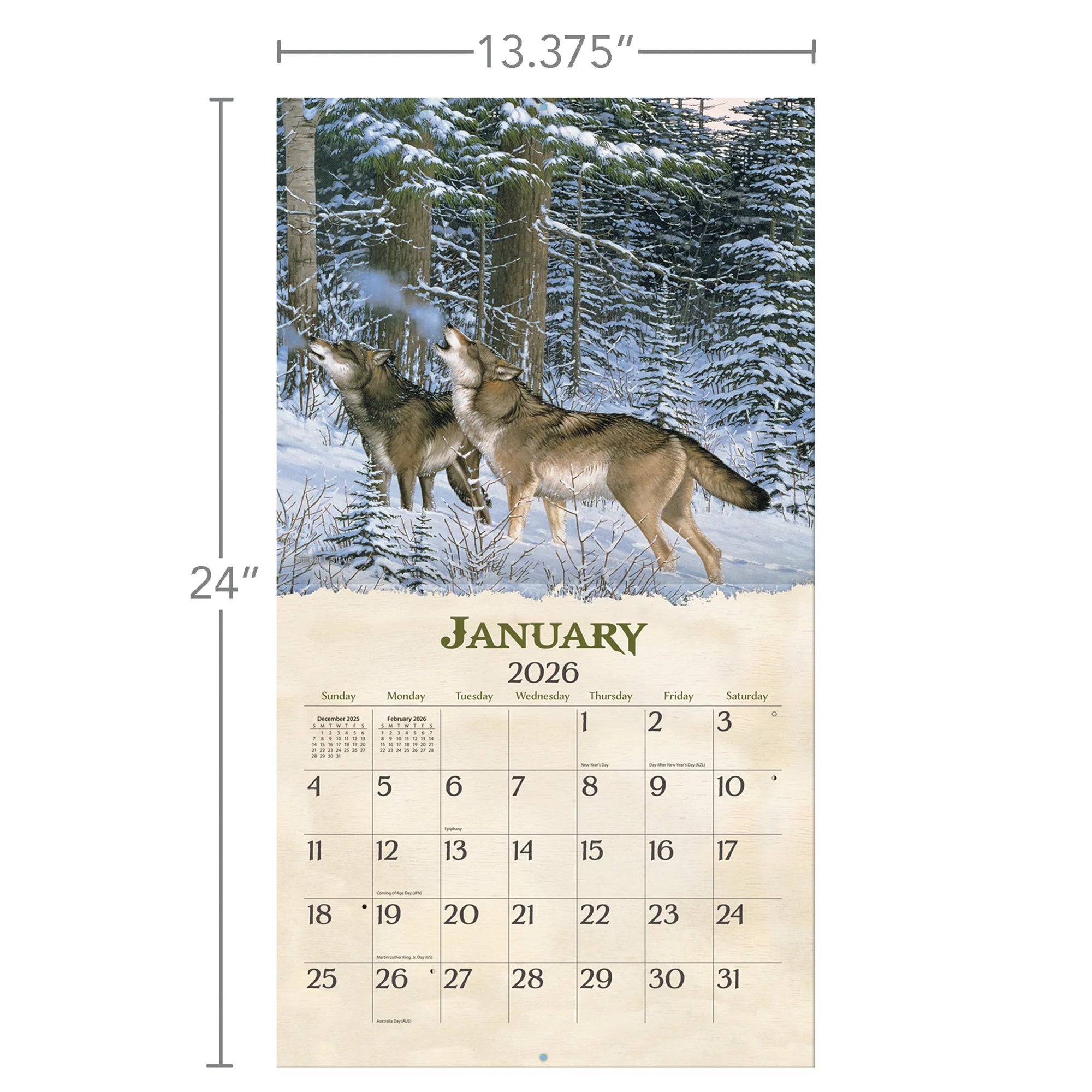 Lang Calendar: Beyond the Woods 2026