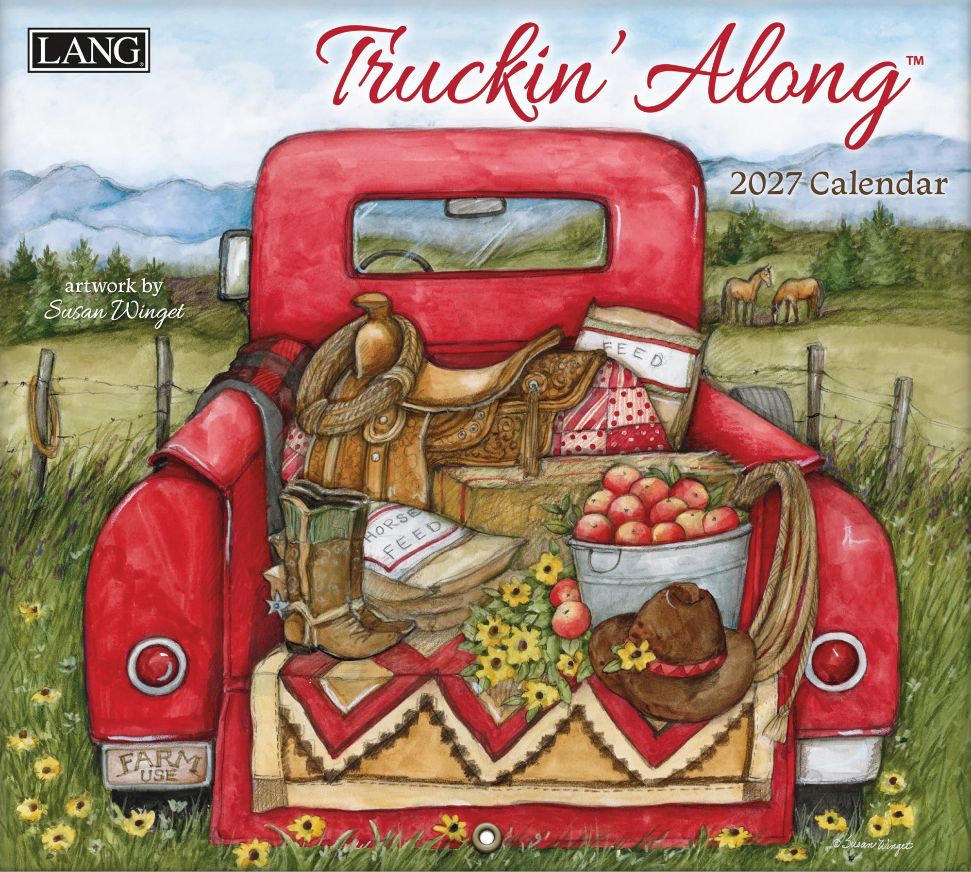 2027 Lang Calendar: Truckin' Along