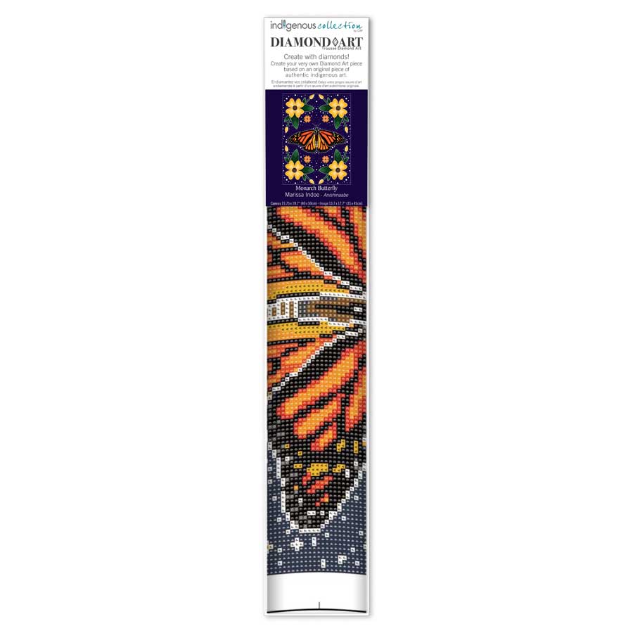 Indigenous Collection Diamond Art: Monarch Butterfly