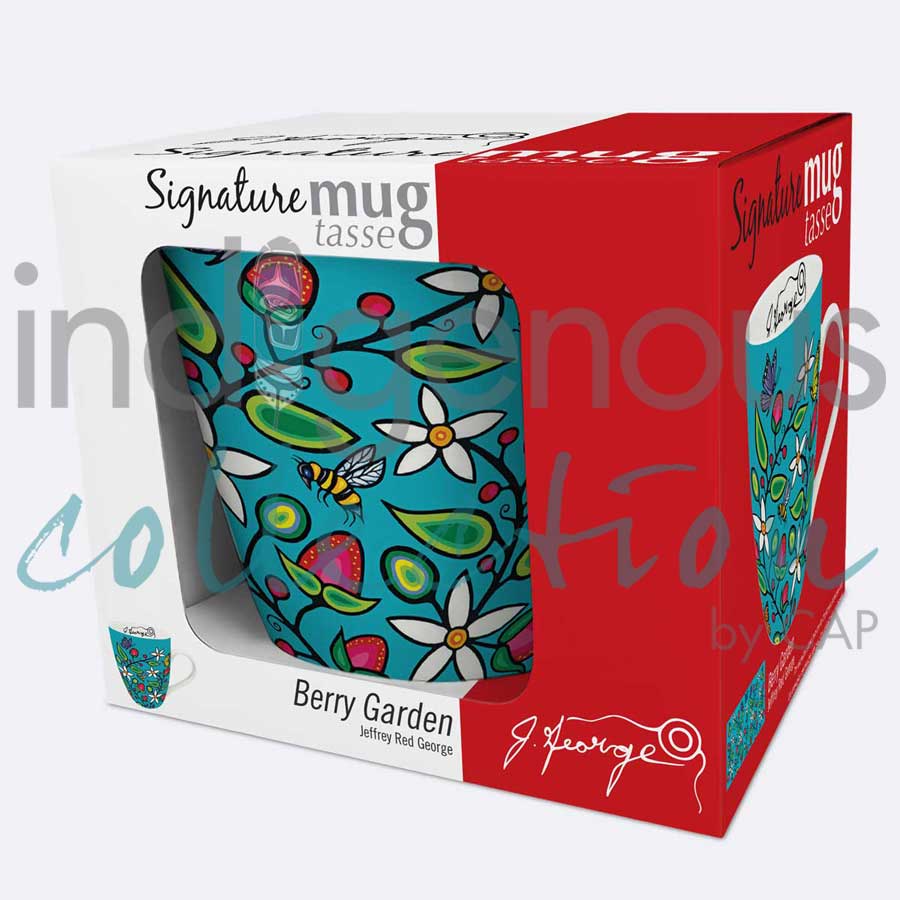 Indigenous Collection Signature Mug-Berry Garden