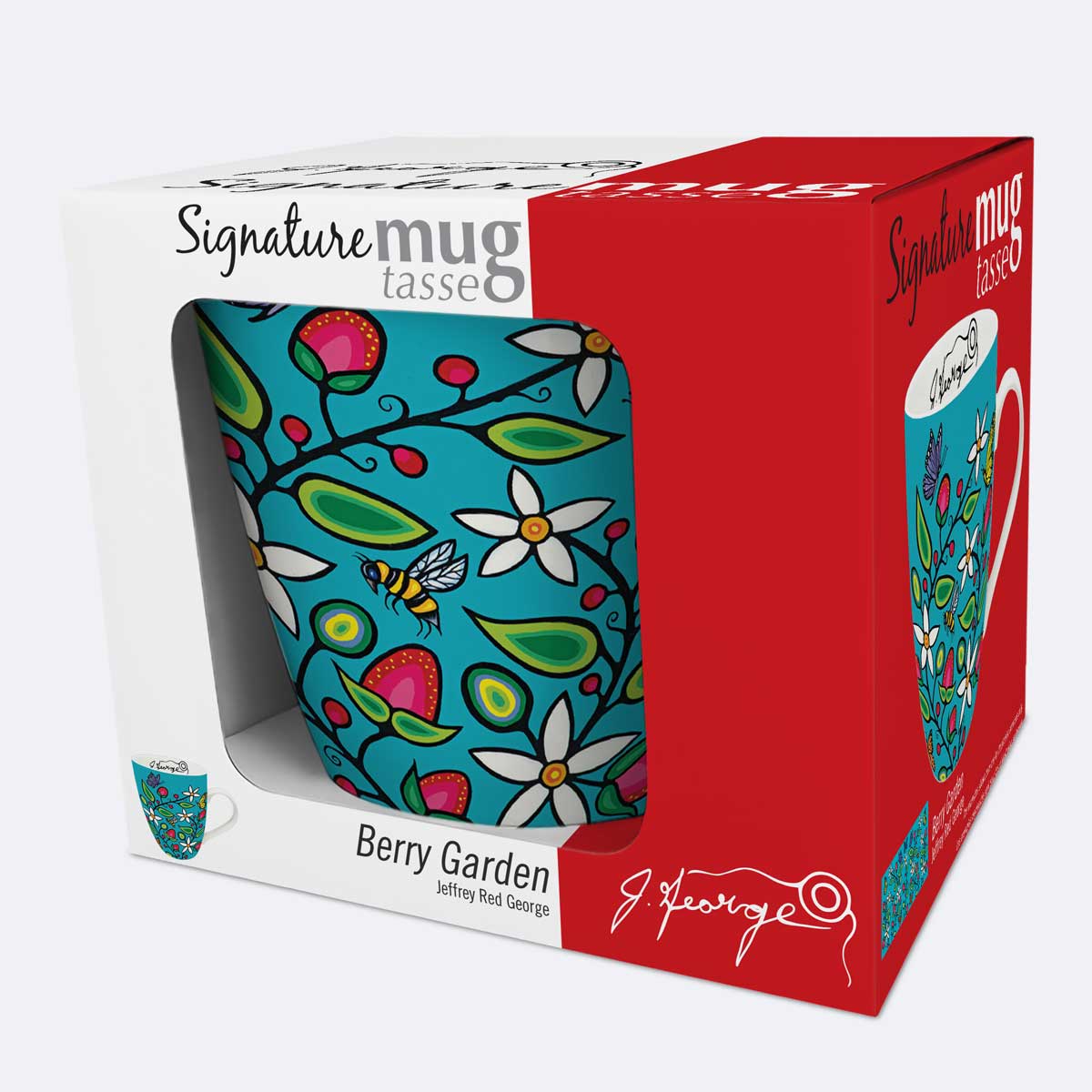 Indigenous Collection Signature Mug-Berry Garden