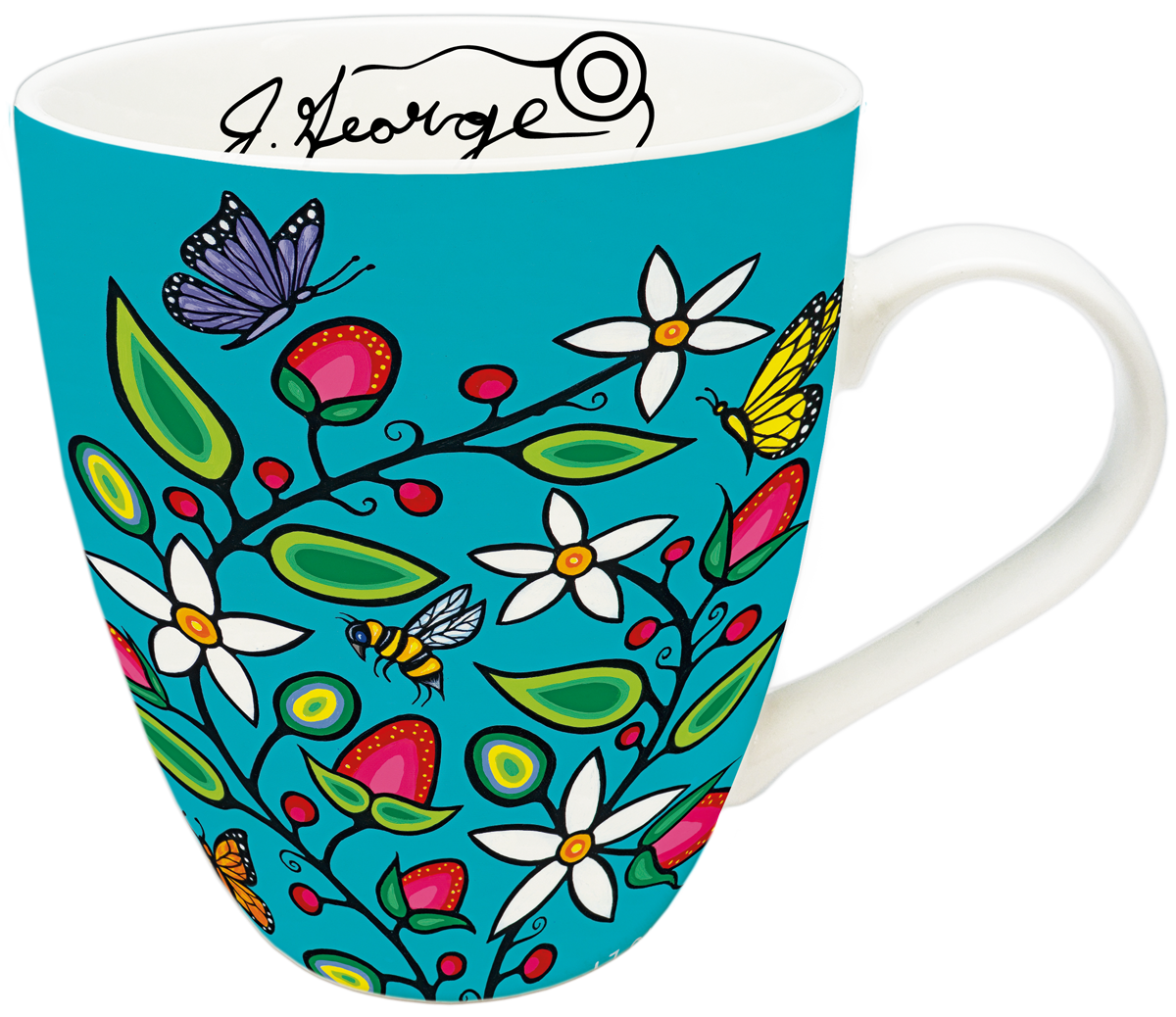 Indigenous Collection Signature Mug-Berry Garden
