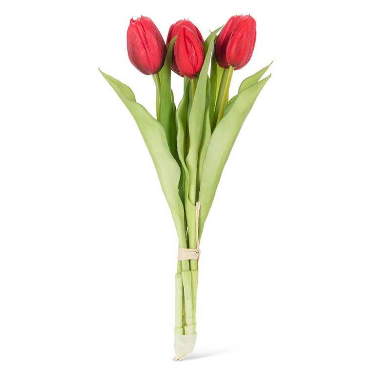 Lifelike 5 Stem Tulip Bunch
