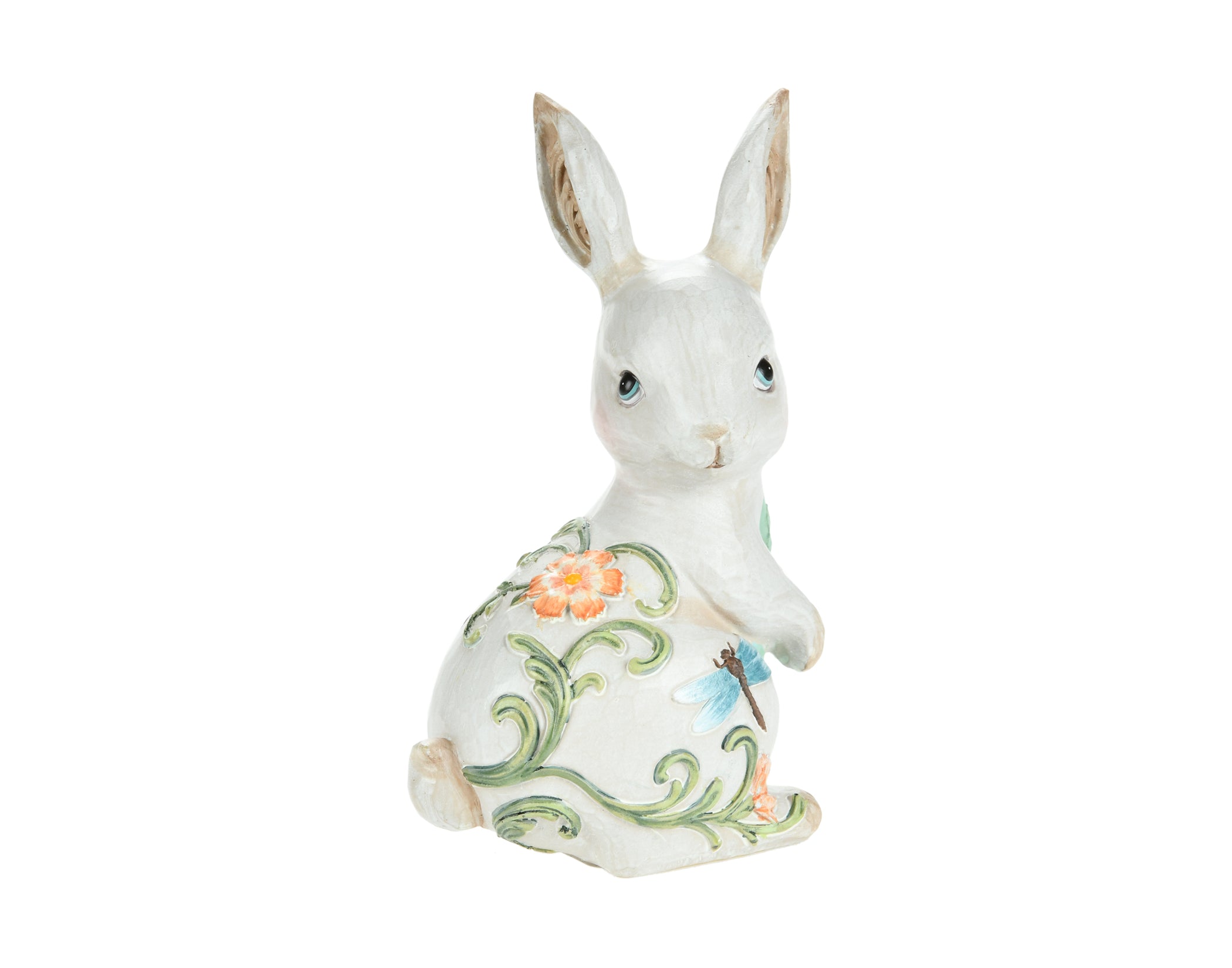 White Rabbit with Spring Design