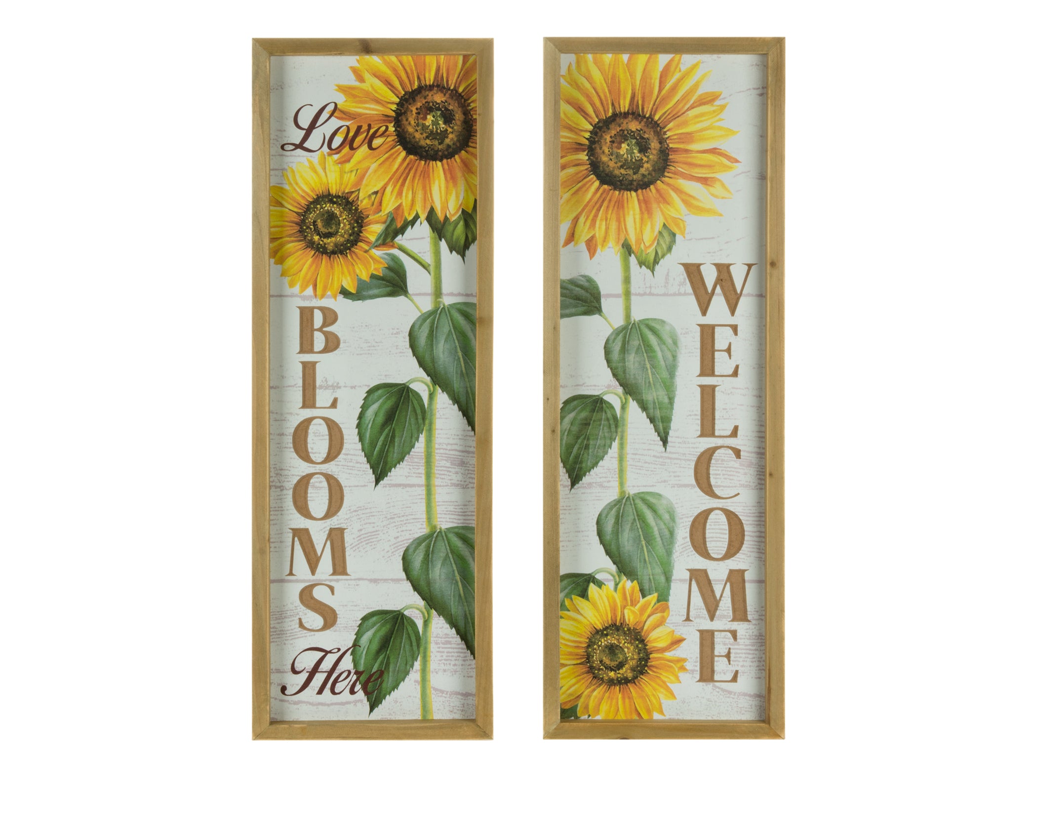 Vertical Sunflower Sign