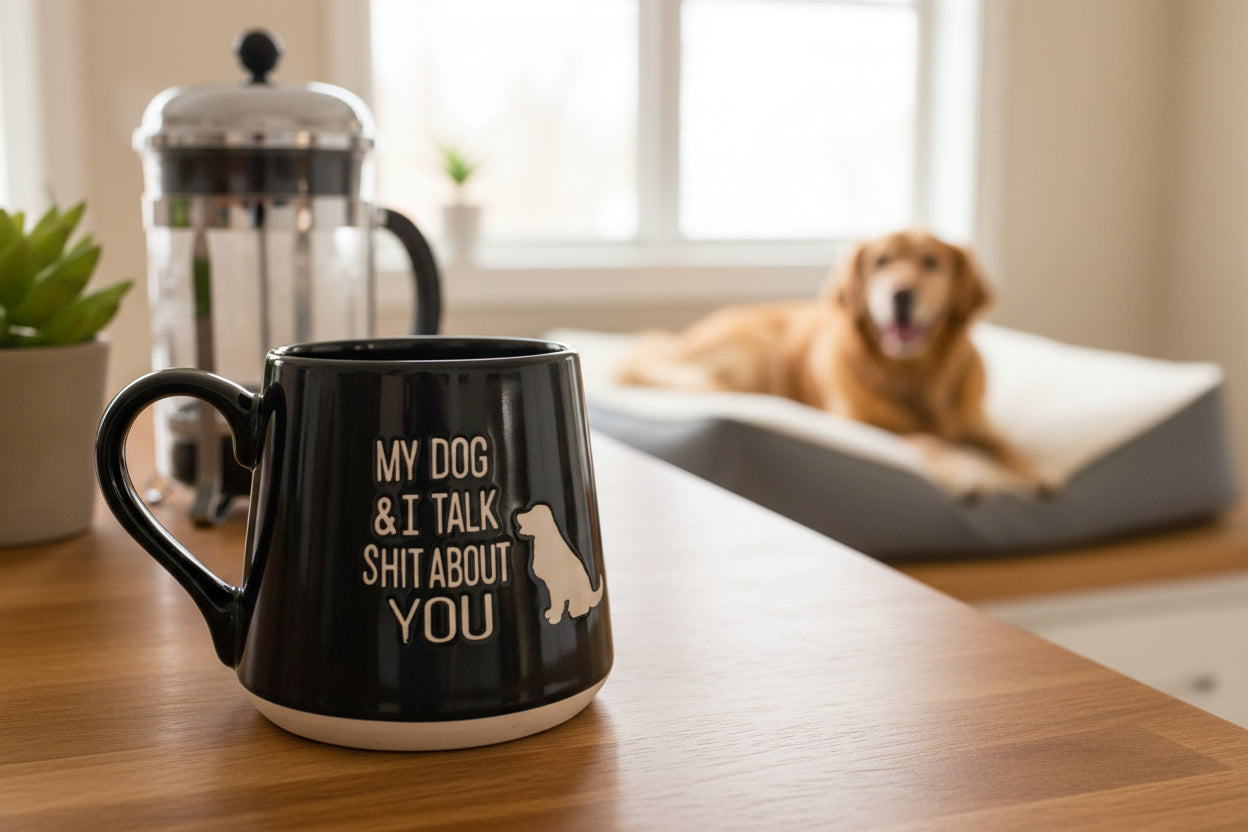 Fat Bottom Mug: My Dog & I Talk…