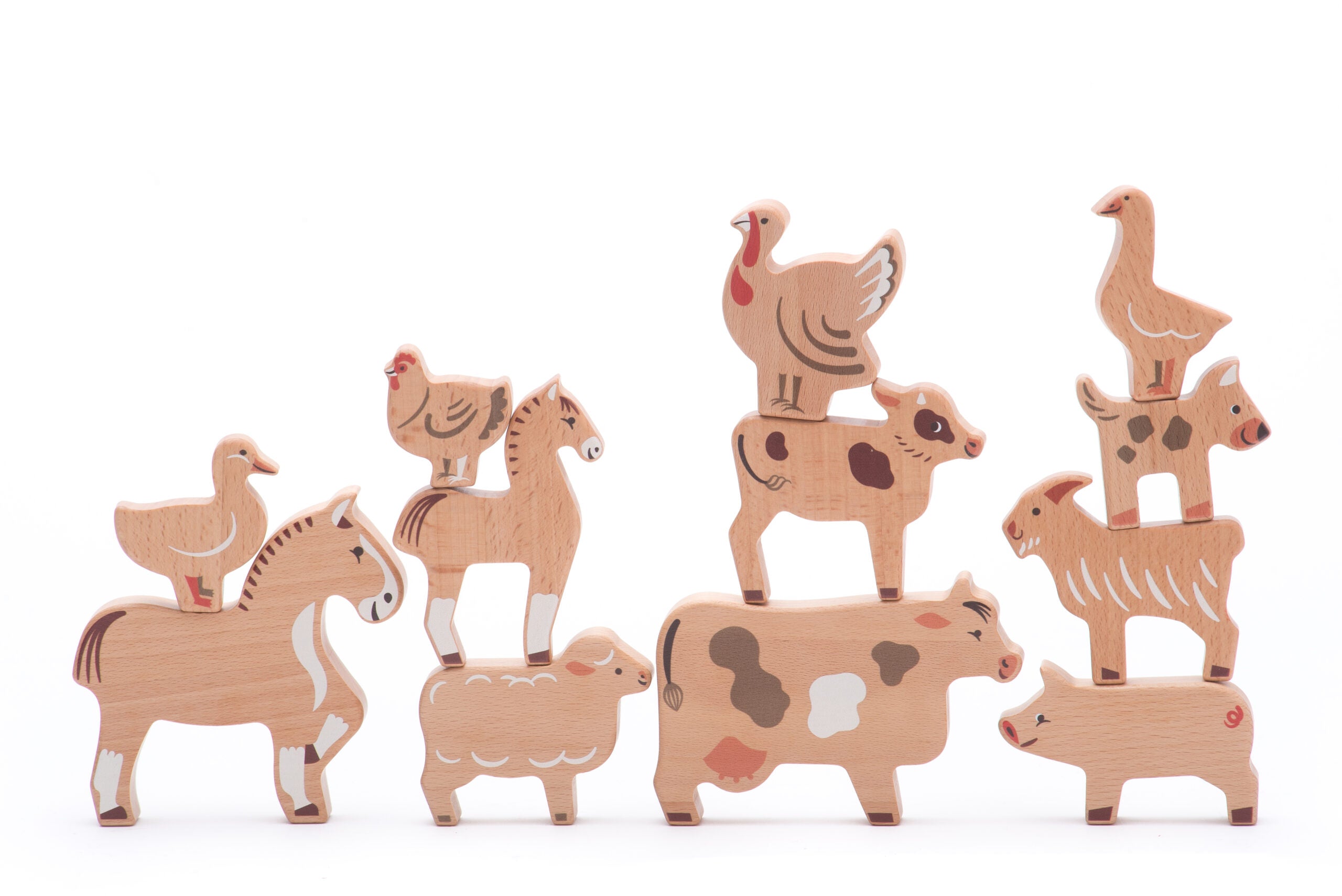 Wooden Toy Playset: The Farm