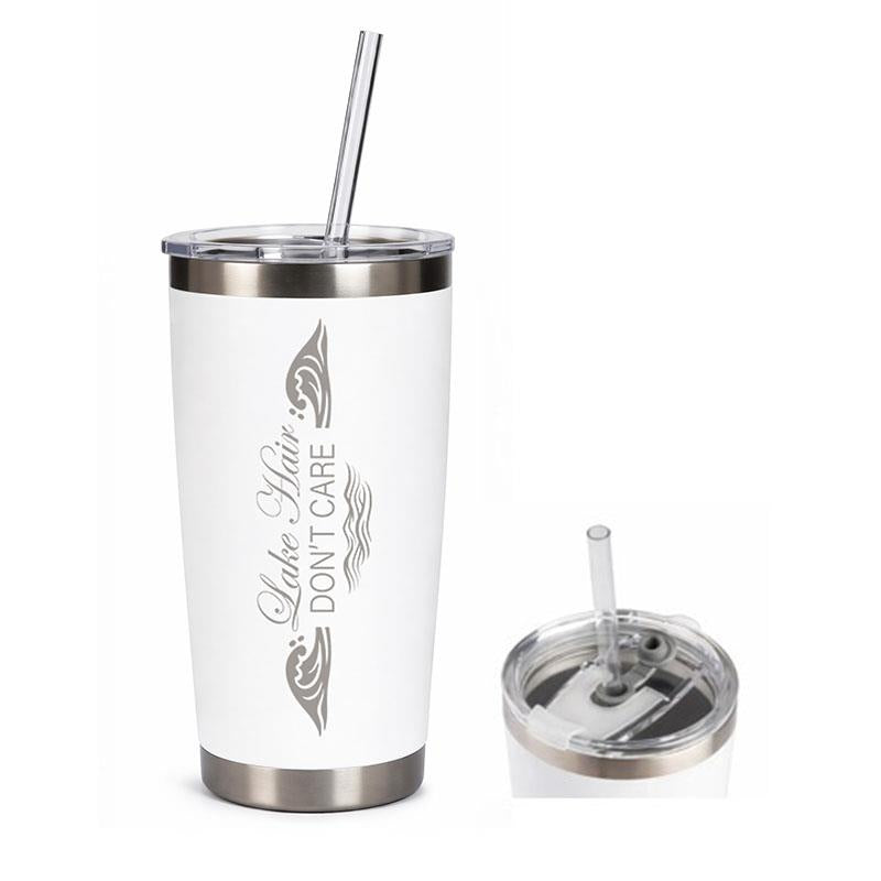 "Lake Hair, Don't Care" Tumbler