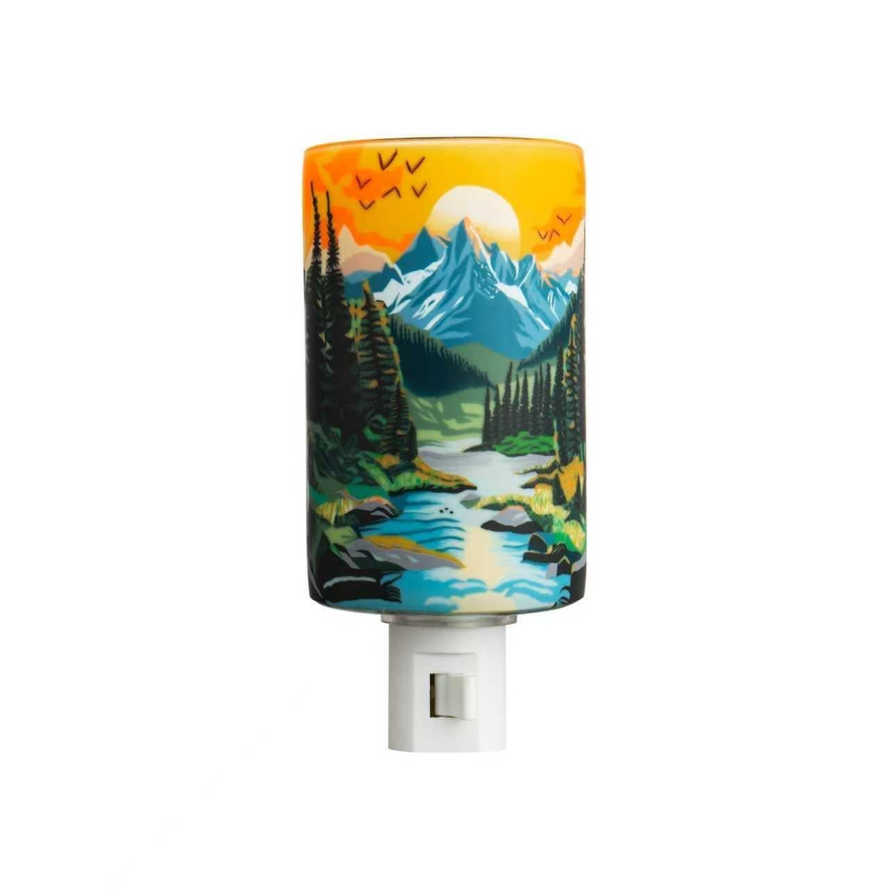 Claymaster Nightlight-Light Scenic Mountains