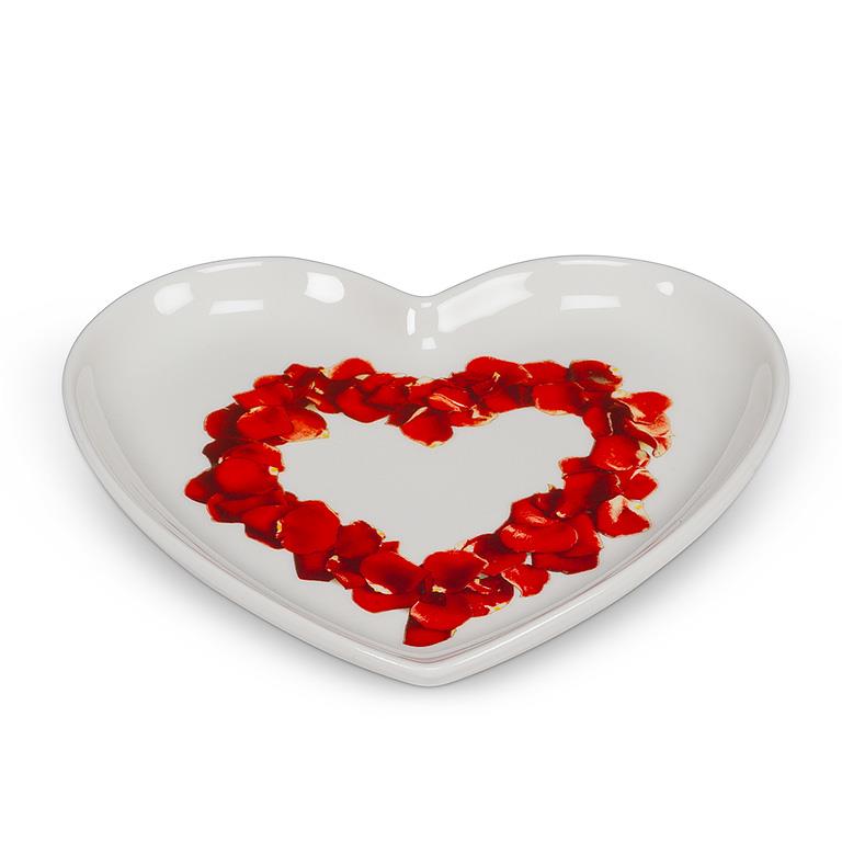 Petal Heart Shaped Plate