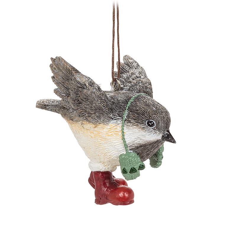 Dressed for Winter Bird Ornament