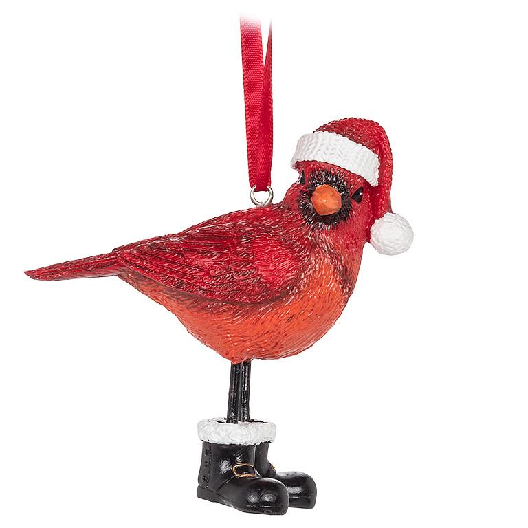 Dressed for Winter Cardinal Ornament