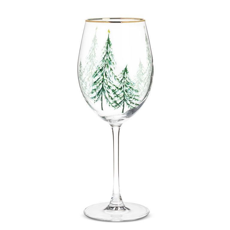 Winter Trees Glassware