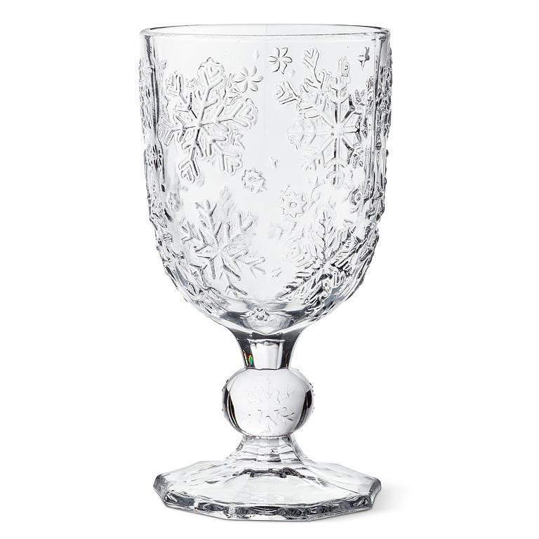 Snowflake Wine Glass