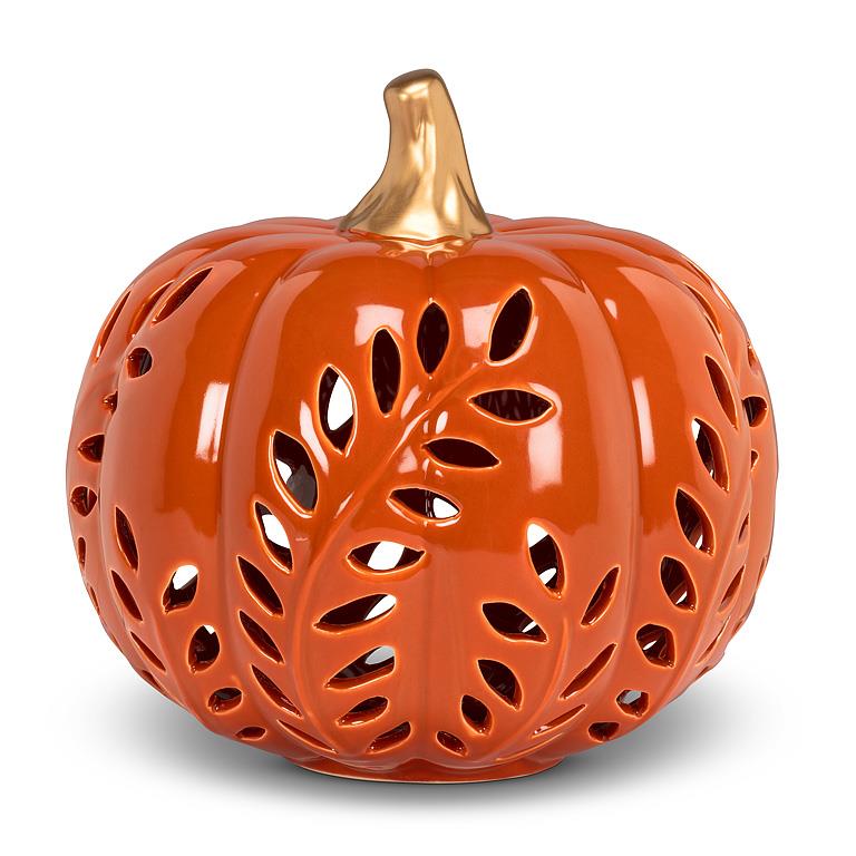 The Carved Ceramic Pumpkin