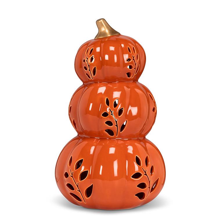 The Carved Ceramic Pumpkin