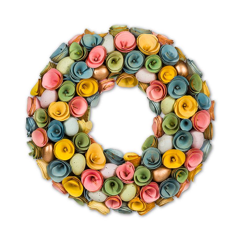Flower and Egg Wreath