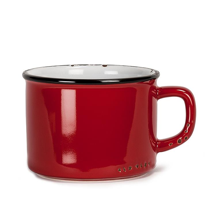 Enamel Look Cappuccino Mug