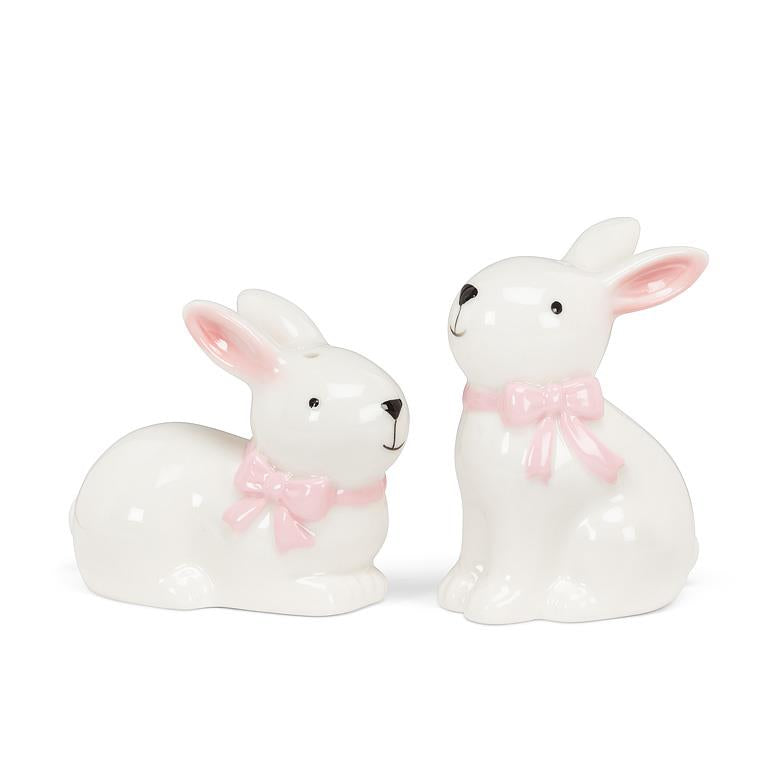 White Bunnies Salt & Pepper Set