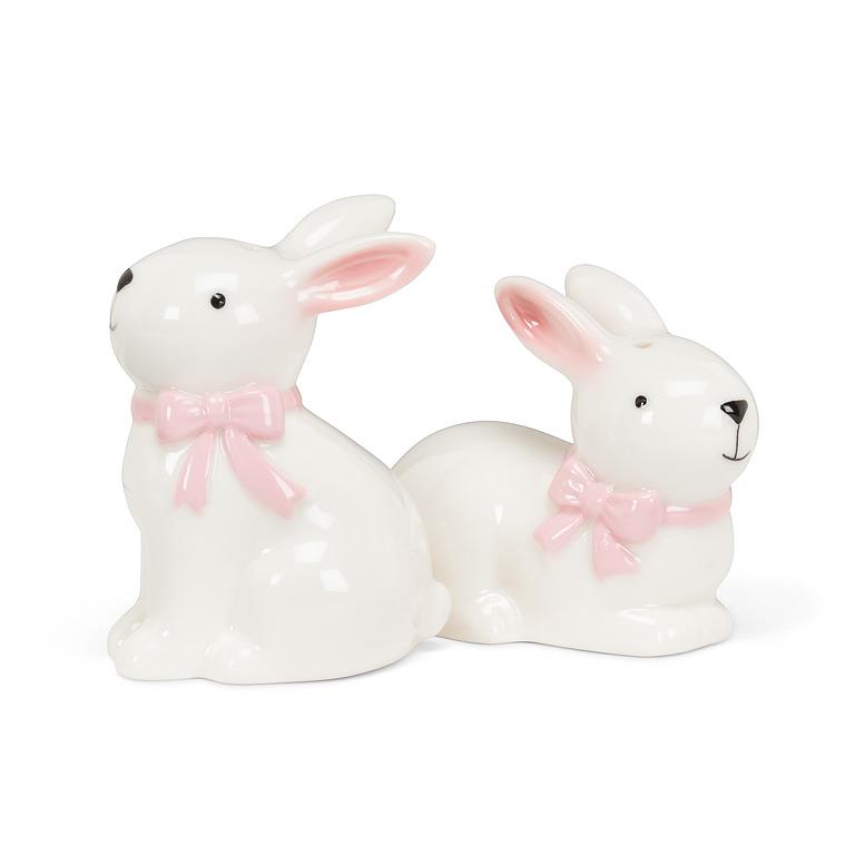 White Bunnies Salt & Pepper Set