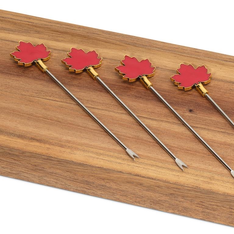 Long Board with Maple Leaf Picks