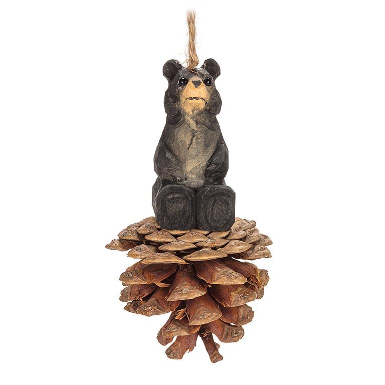 Bear on Pinecone