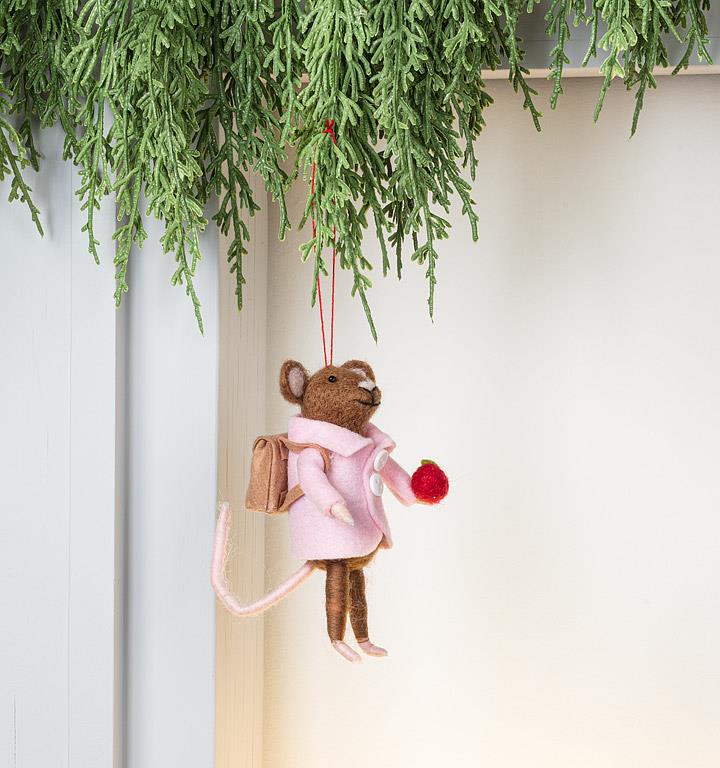 Teacher's Pet Mouse Ornament