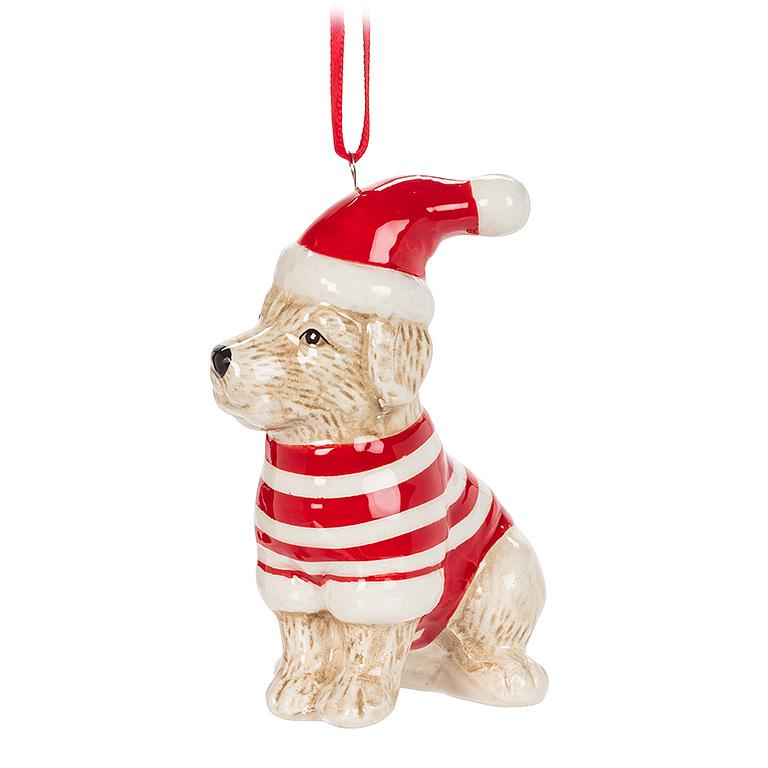 Dog in Sweater Ornament