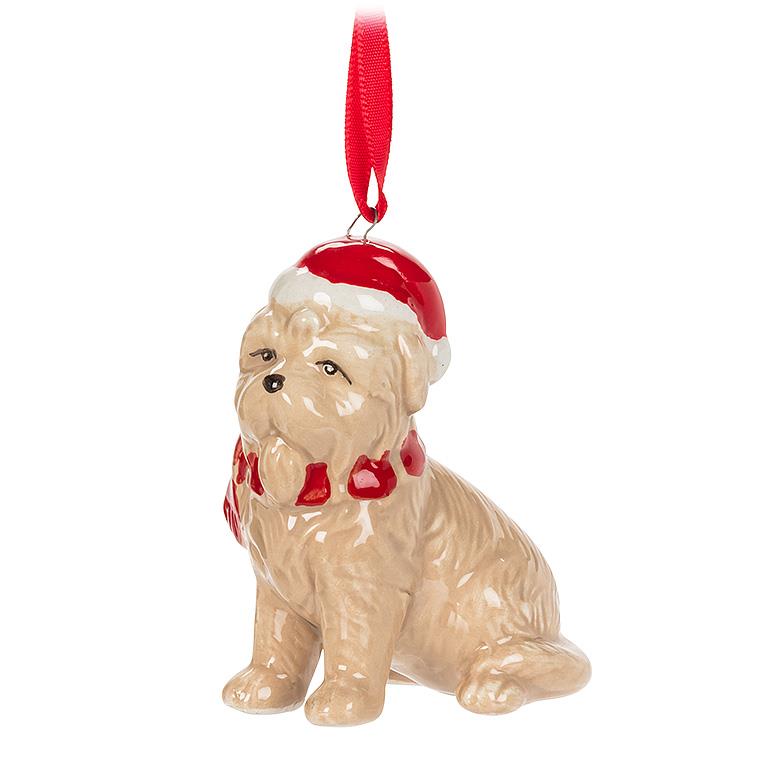 Dog in Sweater Ornament