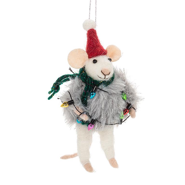 Winter Mouse Ornament