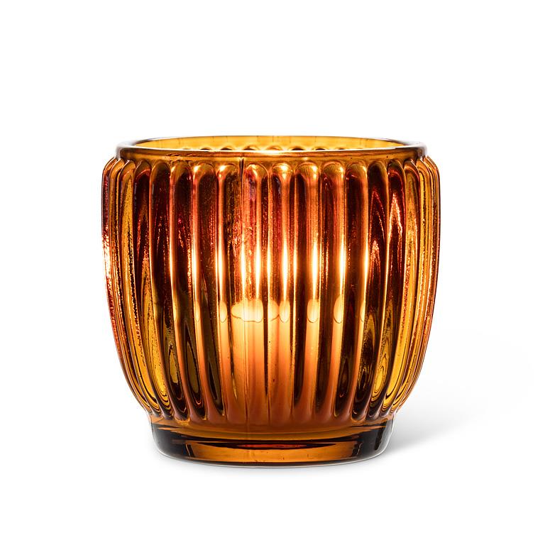 Small Ribbed Votive