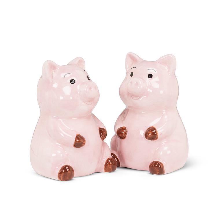 Pink Piggy Salt & Pepper Set