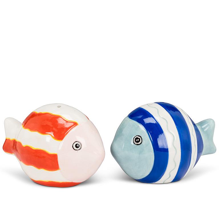 Striped Fish Salt & Pepper Set