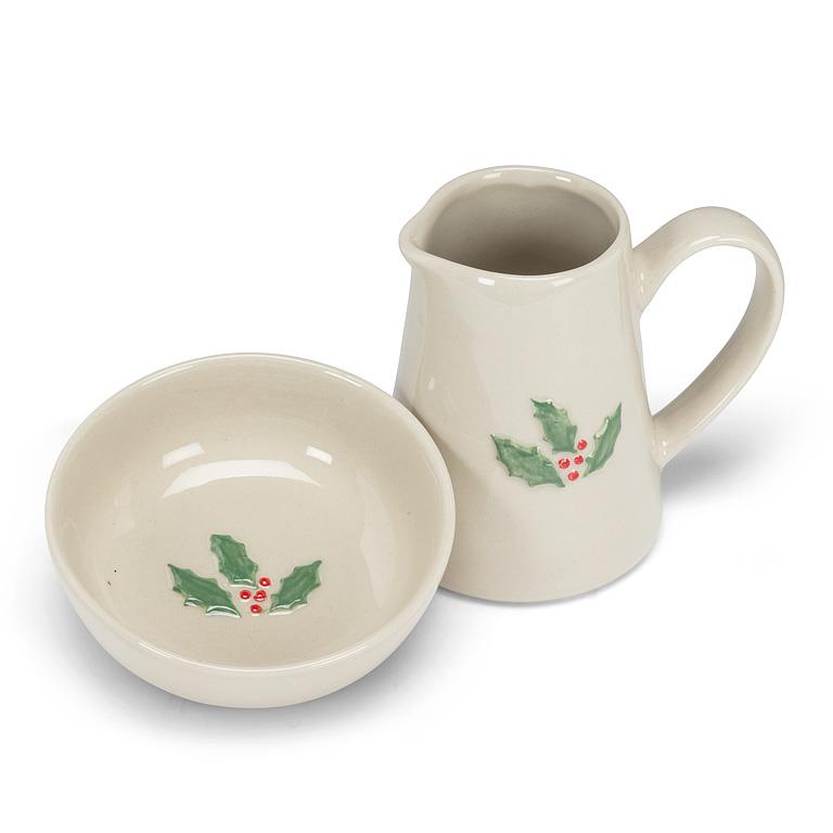 Holly Mini Jug or Bowl